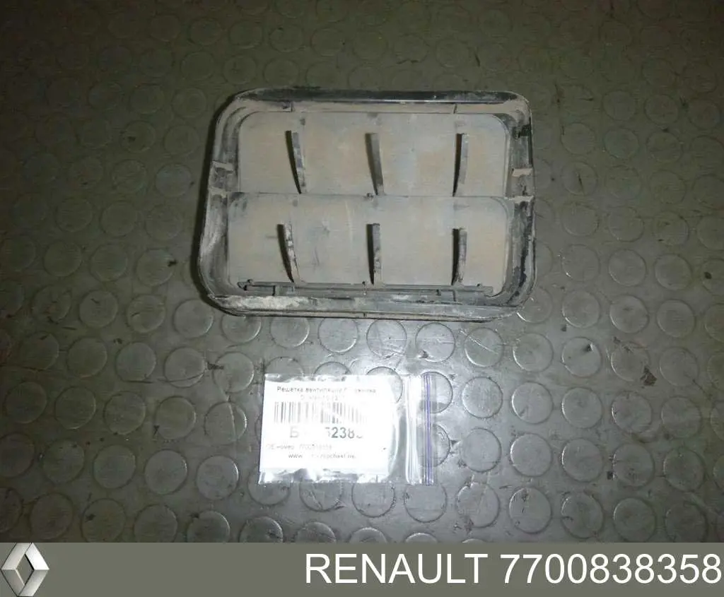 Kratka wentylacyjna tylna Renault (RVI) 7700838358 cena, od 27,74 USD