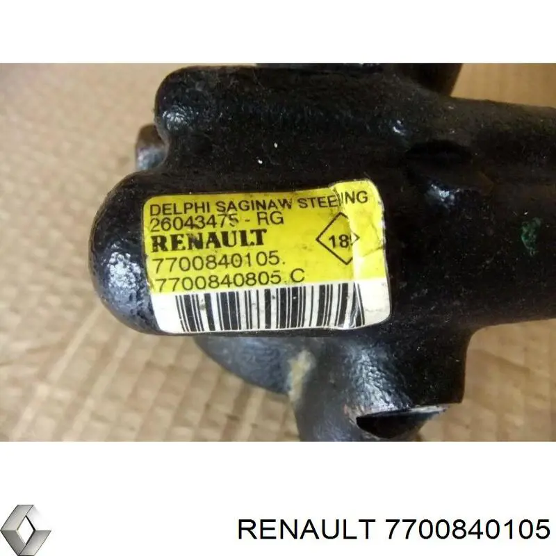 Pompa wspomagania hydraulicznego kierownicy Renault (RVI) 7700840105 cena, od 56,18 USD