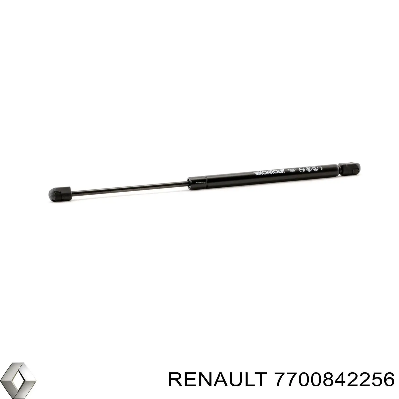 Do koszyka 7700842256 Renault (RVI) Amortyzator klapy bagażnika (3/5 drzwi-tylnych)