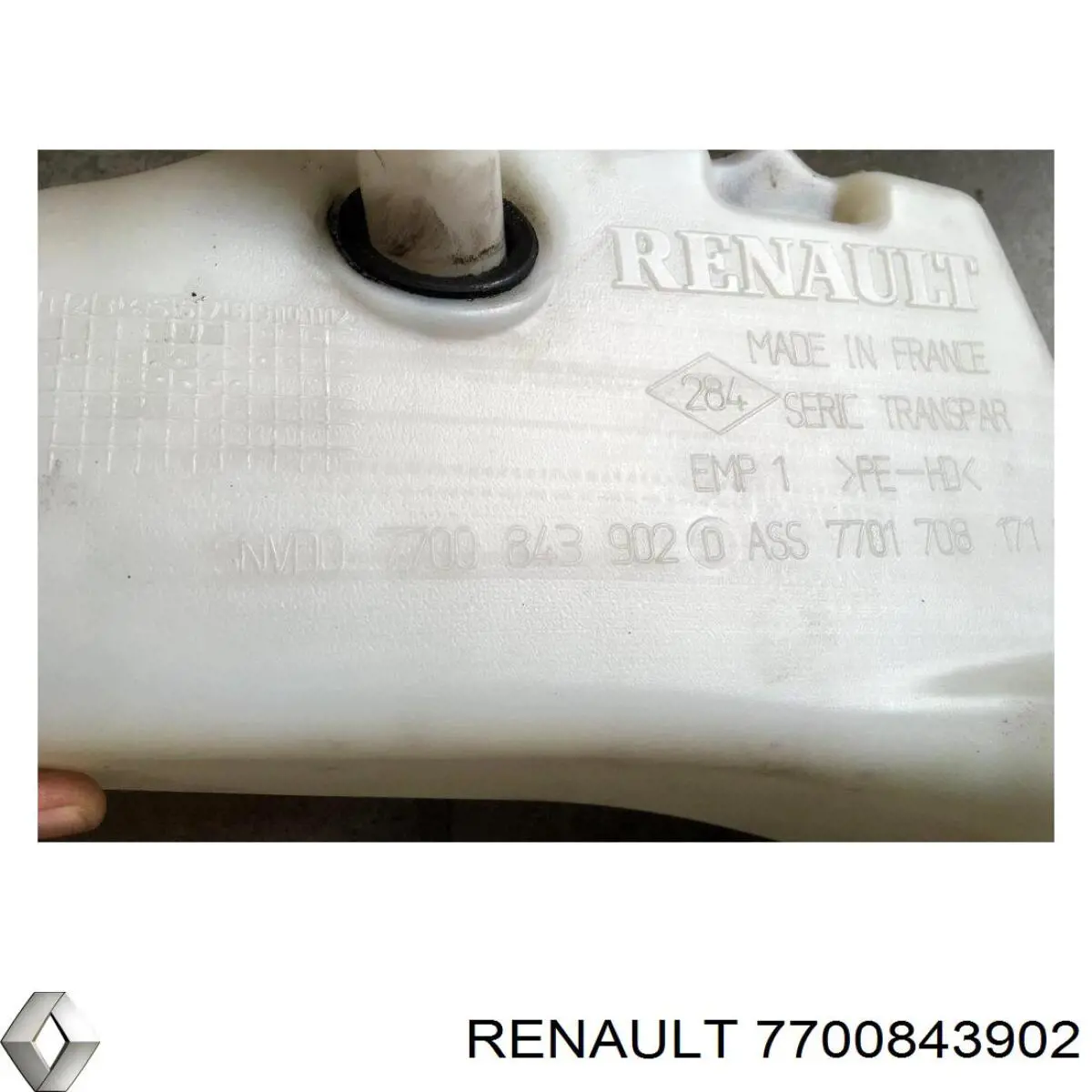 Do koszyka Zbiorniczek spryskiwacza szyb Renault Megane SCENIC JA0, JA1