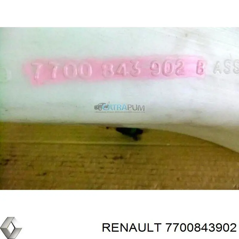 Zbiorniczek spryskiwacza szyb 7700843902 Renault (RVI)