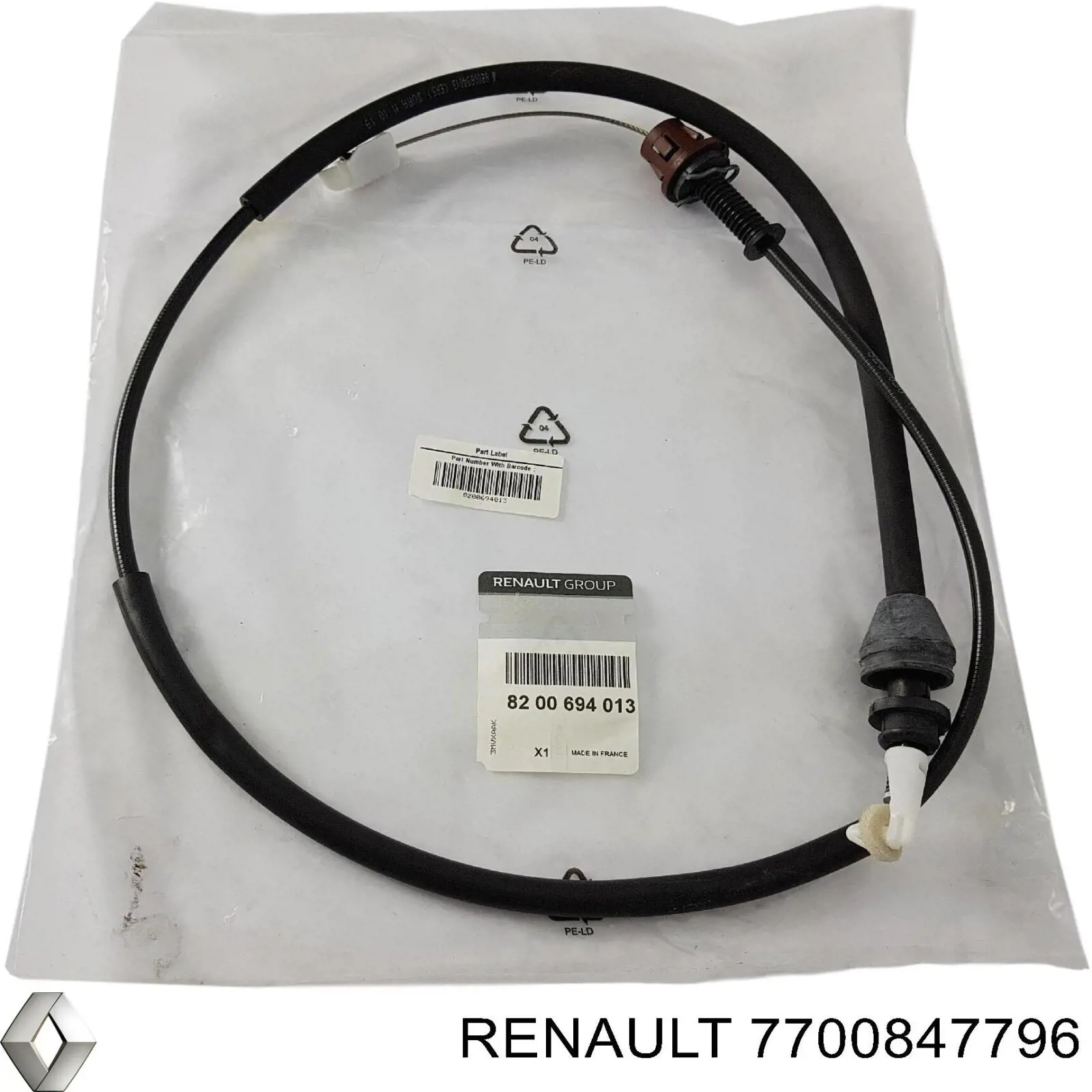 Linka gazu Renault (RVI) 7700847796 cena, od 23,63 USD