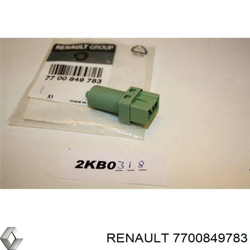 7700849783 Renault (RVI) Czujnik włącznika świała stop