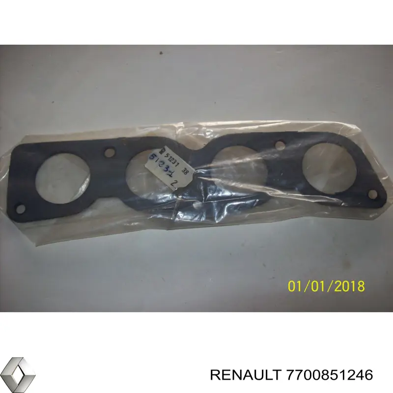 Uszczelka kolektora ssącego Renault (RVI) 7700851246 cena, od 13,70 USD