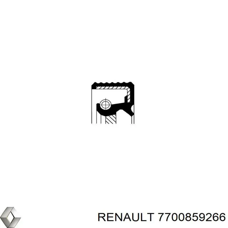Uszczelniacz wału korbowego silnika tylny Renault (RVI) 7700859266 cena, od 14,12 USD