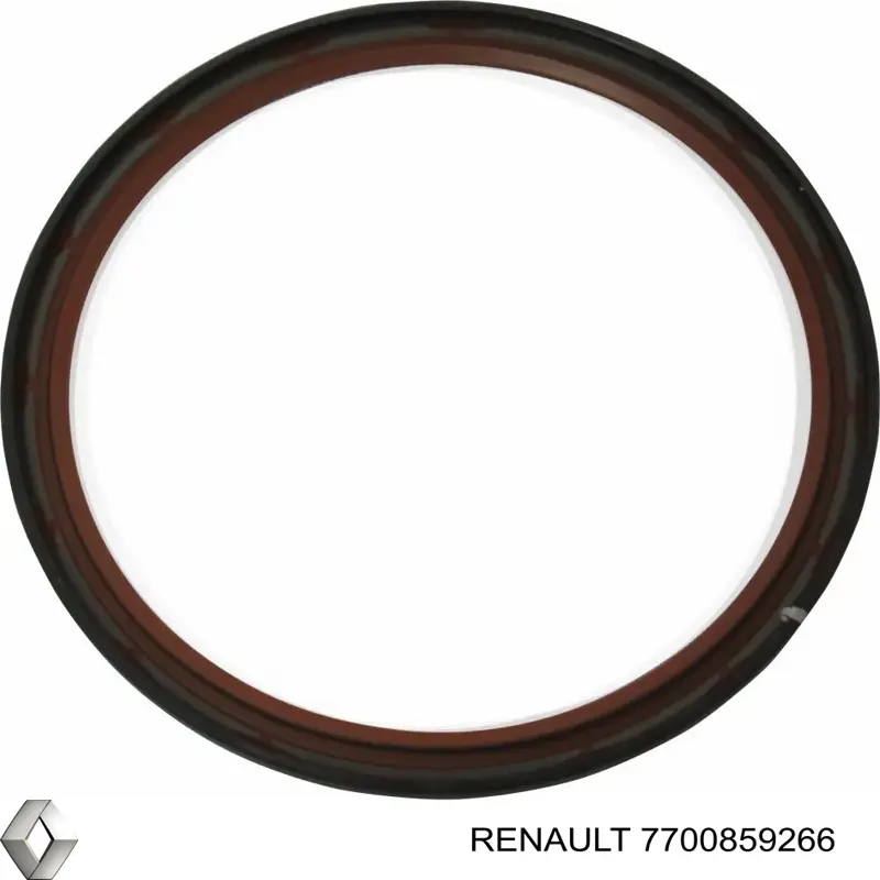Do koszyka 7700859266 Renault (RVI) Uszczelniacz wału korbowego silnika tylny