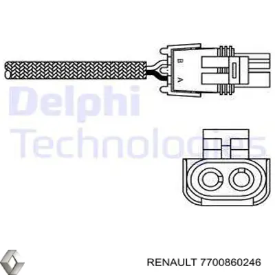 Do koszyka 7700860246 Renault (RVI) Sonda lambda, czujnik tlenu