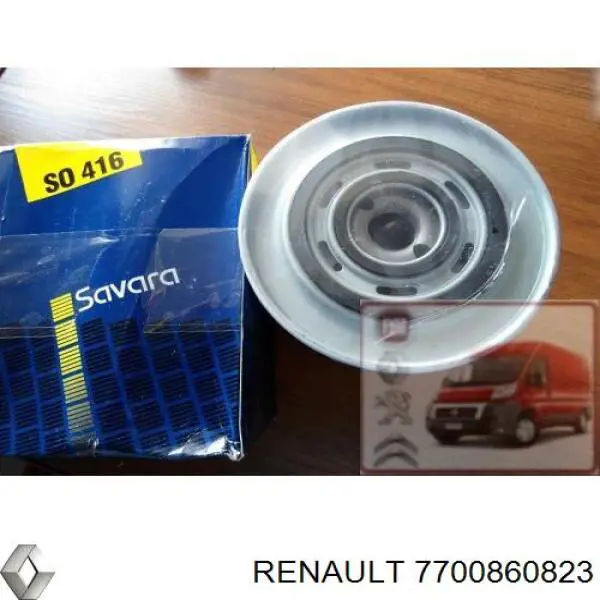 7700860823 Renault (RVI) Filtr oleju