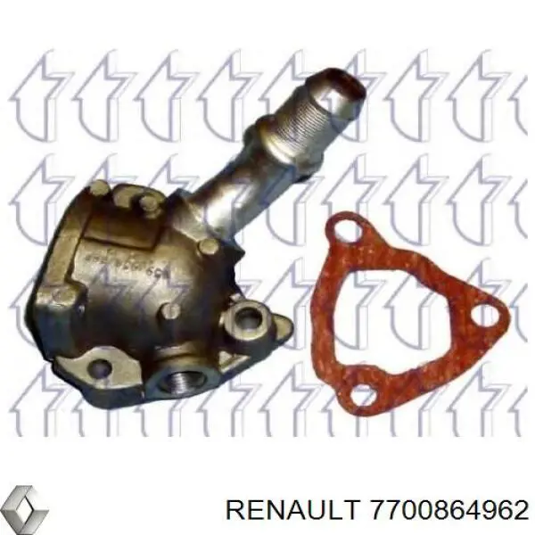 Do koszyka 7700864962 Renault (RVI) Obudowa termostatu