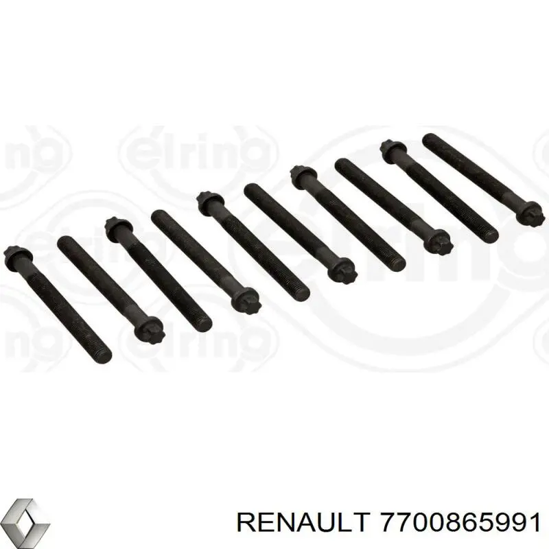 Do koszyka 7700865991 Renault (RVI) Śruba głowicy cylindrów