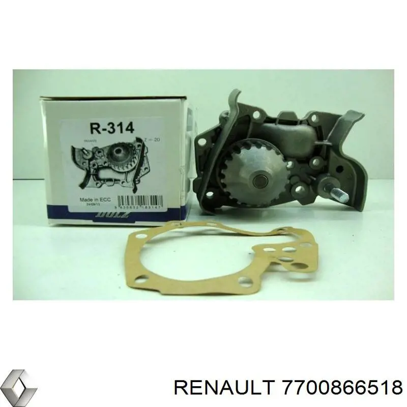 7700866518 Renault (RVI) Pompa chłodząca wodna