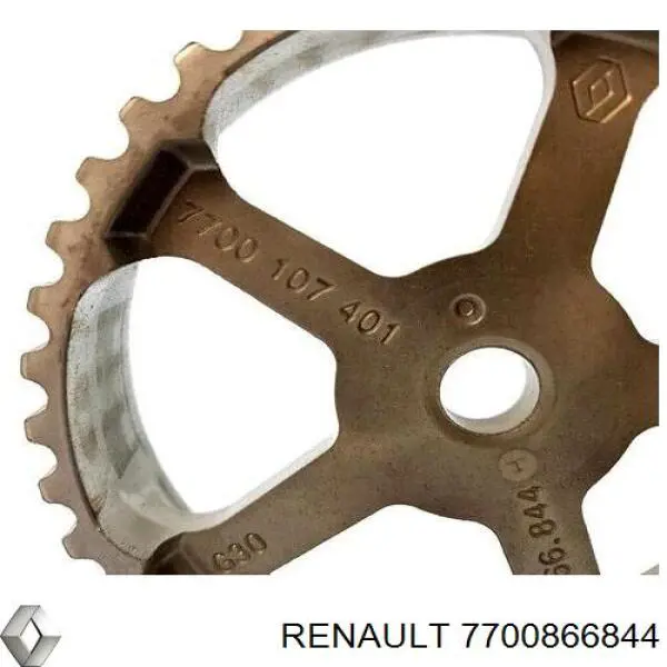 Do koszyka 7700866844 Renault (RVI) Koło zębatewalcowe wałka rozrządu silnika