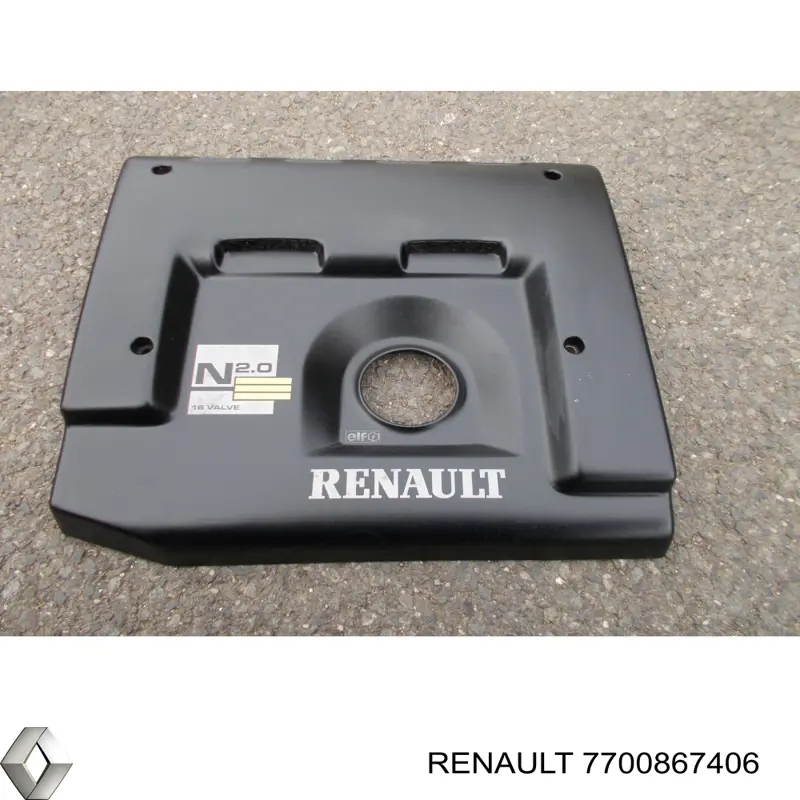 Do koszyka Pokrywa silnika dekoracyjna Renault Laguna I B56, 556