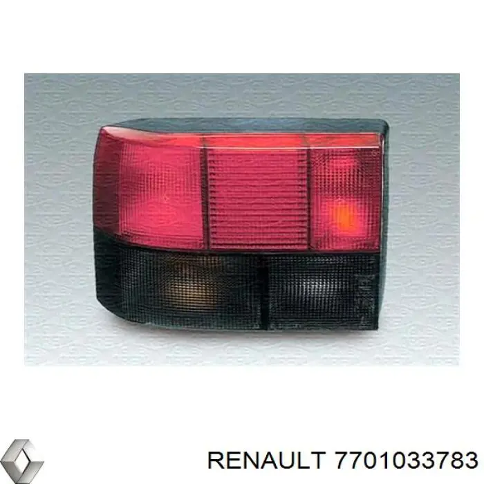 Lampa zespolona tylna prawa do Renault 19 I B53, C53