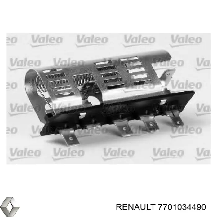 Rezystor wentylatora nagrzewnicy (ogrzewacza kabiny) do Renault 11 5 dr BC37