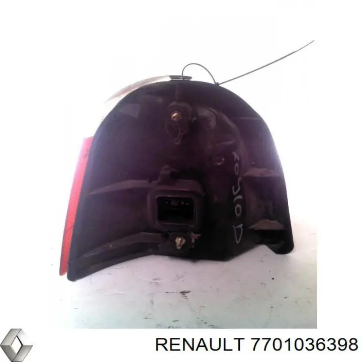 Lampa zespolona tylna prawa Renault (RVI) 7701203868 cena, od 39,73 USD