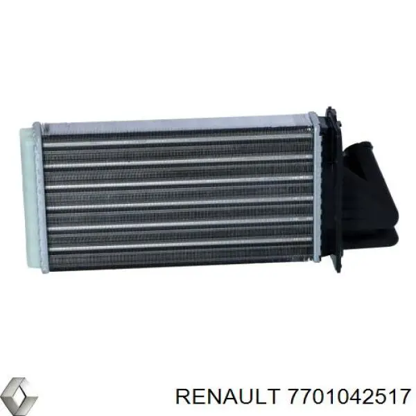 Chłodnica nagrzewnicy (ogrzewacza) Renault (RVI) 7701042517 cena, od 219,95 USD