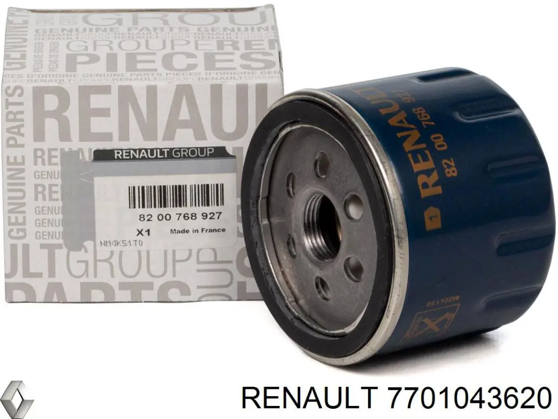 Filtr paliwa Renault (RVI) 7701043620 cena, od 7,28 USD