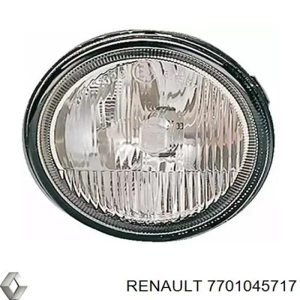 Lampa przeciwmgielna prawa Renault (RVI) 7701045717 cena, od 42,56 USD