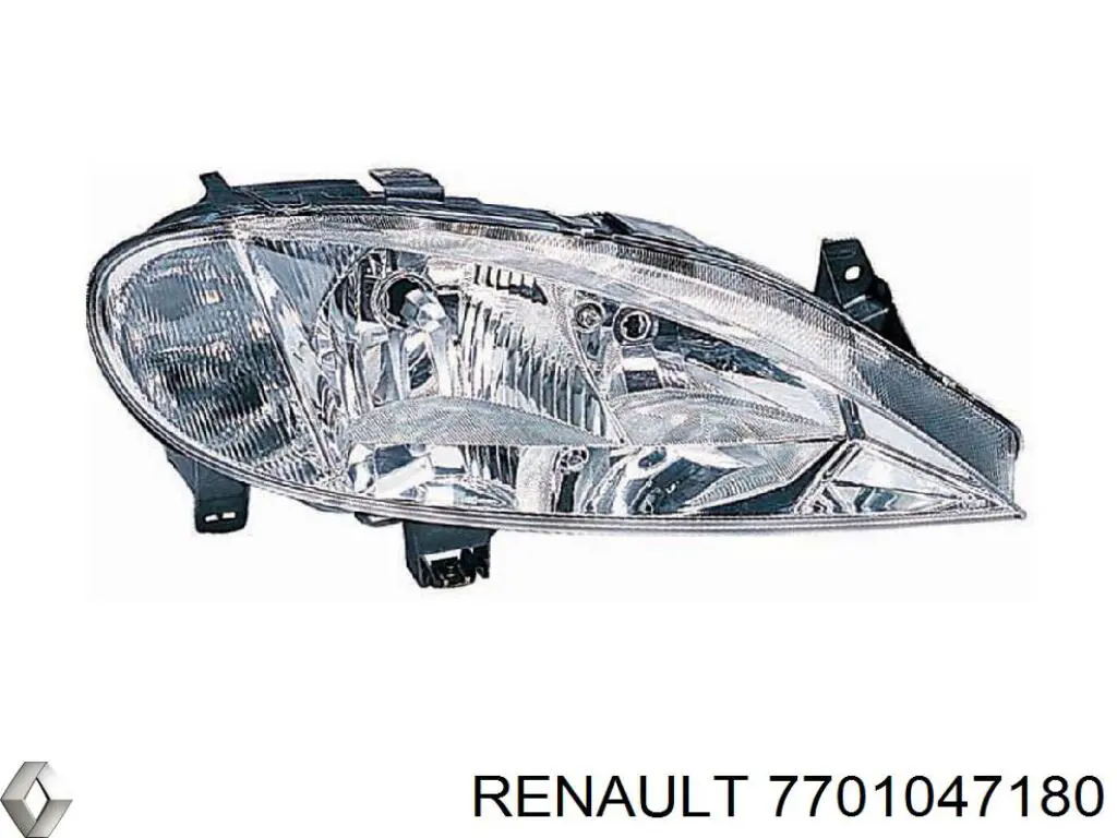 Reflektor prawy Renault (RVI) 7701047180 cena, od 44,69 USD