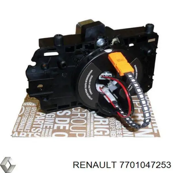 Pierścień kontaktowy AIRBAG, taśma kierownicy Renault (RVI) 7701047253 cena, od 63,79 USD