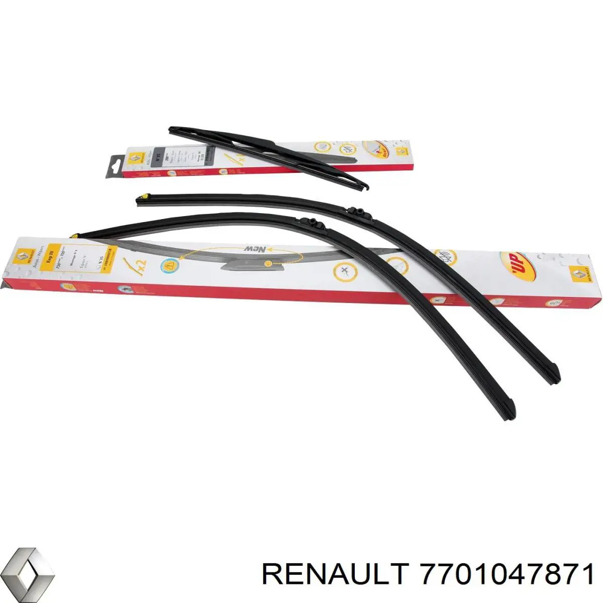 Pióro wycieraczki szyby tylnej Renault (RVI) 7701047871 cena, od 9,07 USD