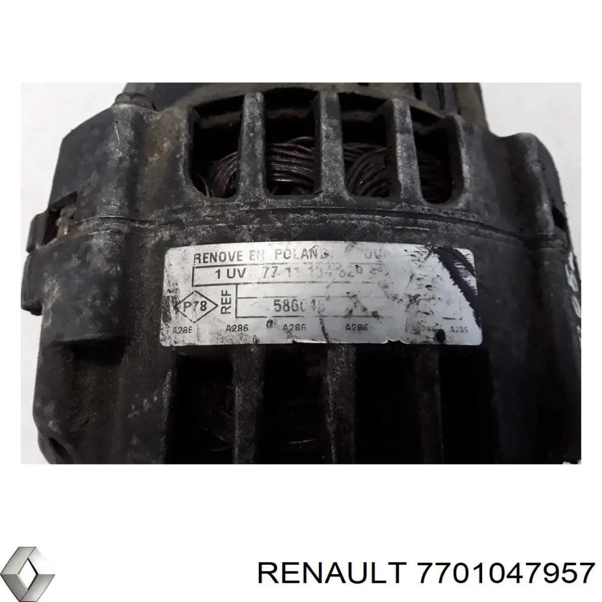 Alternator Renault (RVI) 7701047957 cena, od 47,78 USD