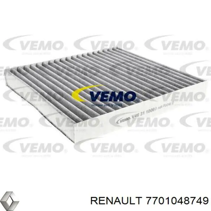 Filtr kabiny Renault (RVI) 7701048749 cena, od 14,59 USD