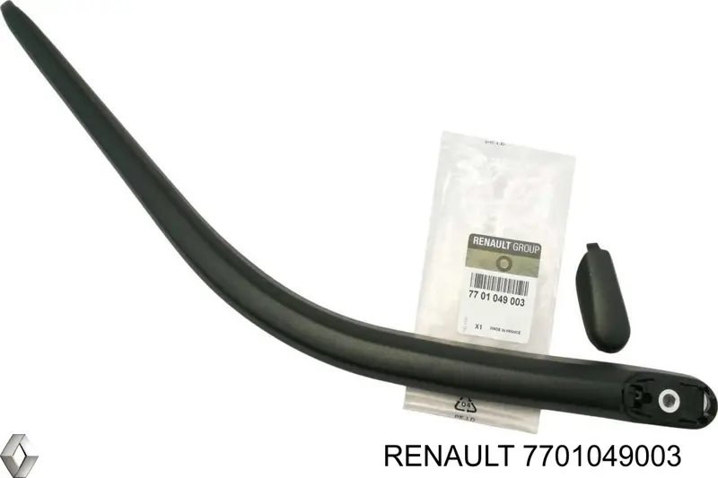 Do koszyka 7701049003 Renault (RVI) Ramię wycieraczki szyby tylnej