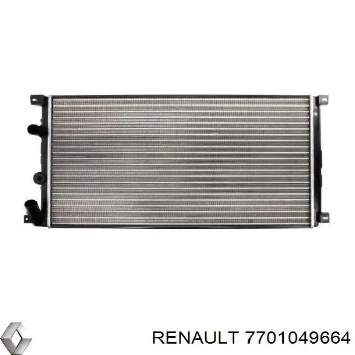 Chłodnica silnika Renault (RVI) 7701049664 cena, od 86,08 USD