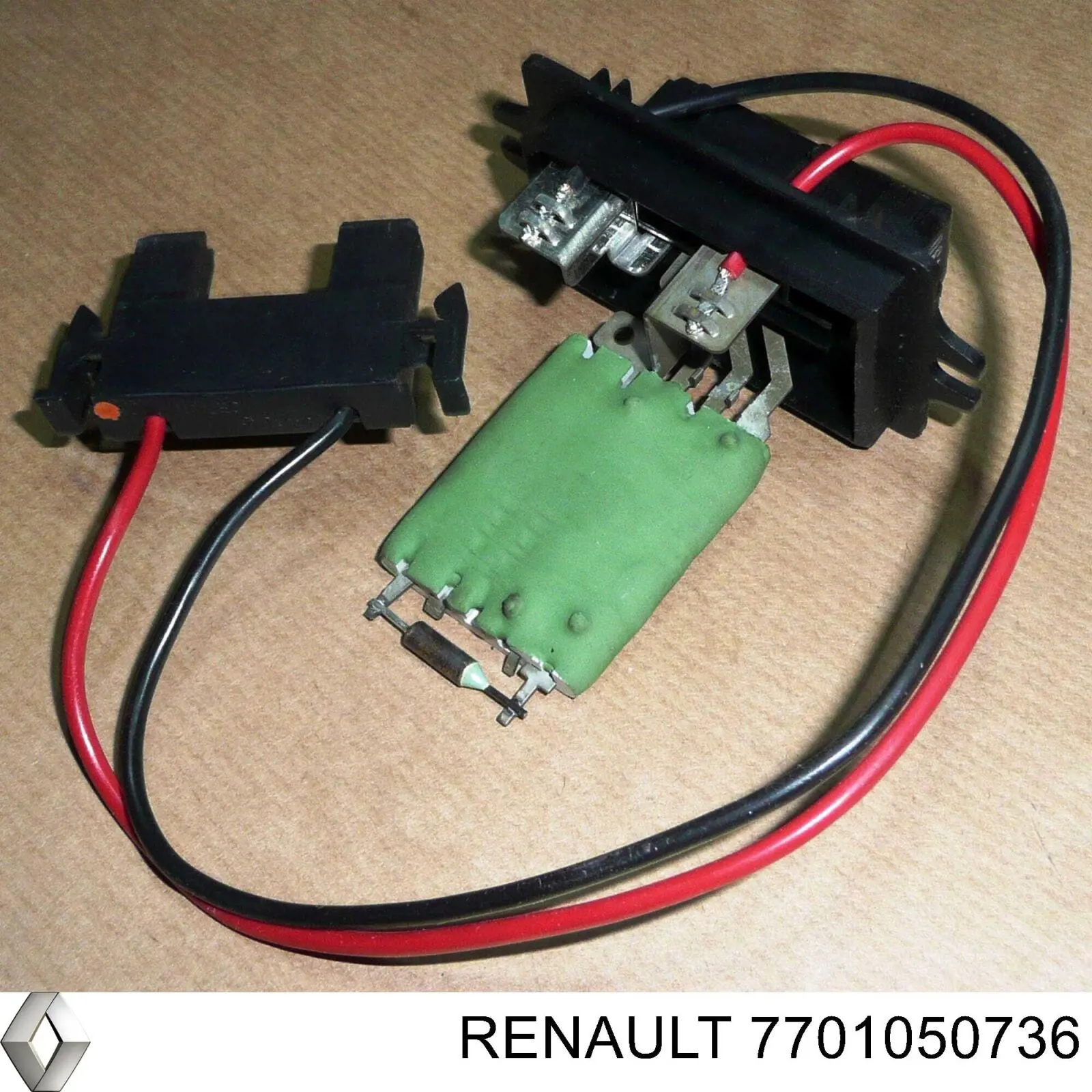 Rezystor wentylatora nagrzewnicy (ogrzewacza kabiny) Renault (RVI) 7701050736 cena, od 24,11 USD