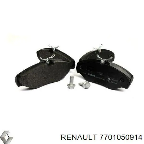 Klocki hamulcowe przednie tarczowe Renault (RVI) 7701050914 cena, od 26,54 USD