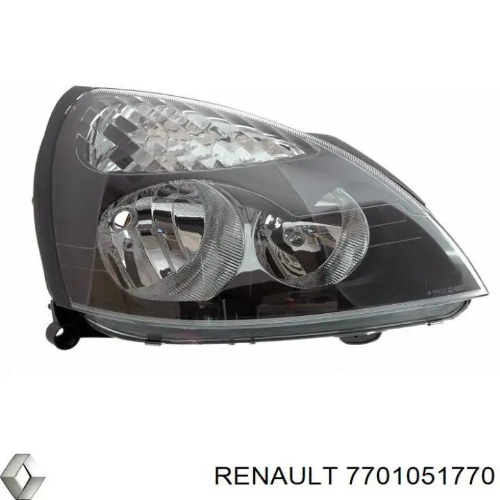 Do koszyka 7701051770 Renault (RVI) Reflektor prawy