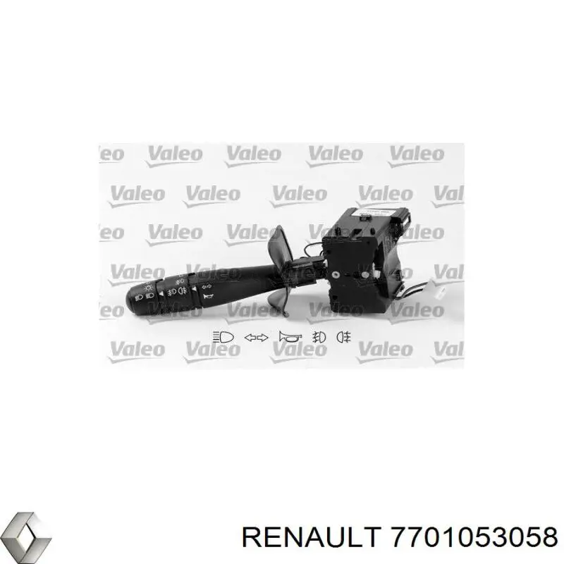 Do koszyka 7701053058 Renault (RVI) Przełącznik zespolony lewy