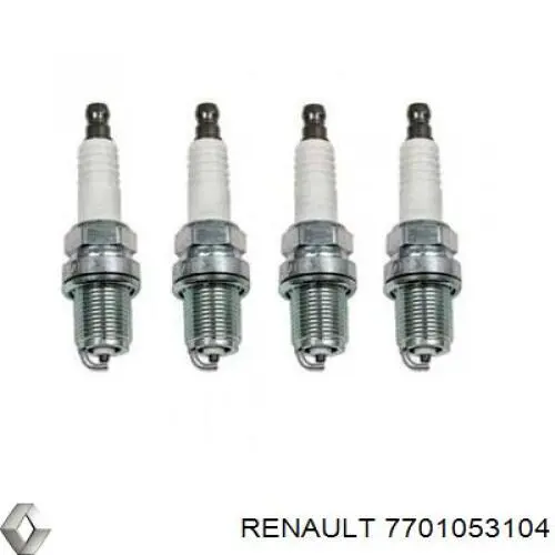 Świeca zapłonowa Renault (RVI) 7701053104 cena, od 14,48 USD