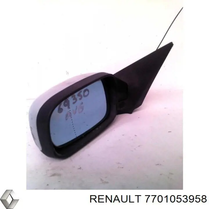Do koszyka 7701053958 Renault (RVI) Lusterko wsteczne lewe