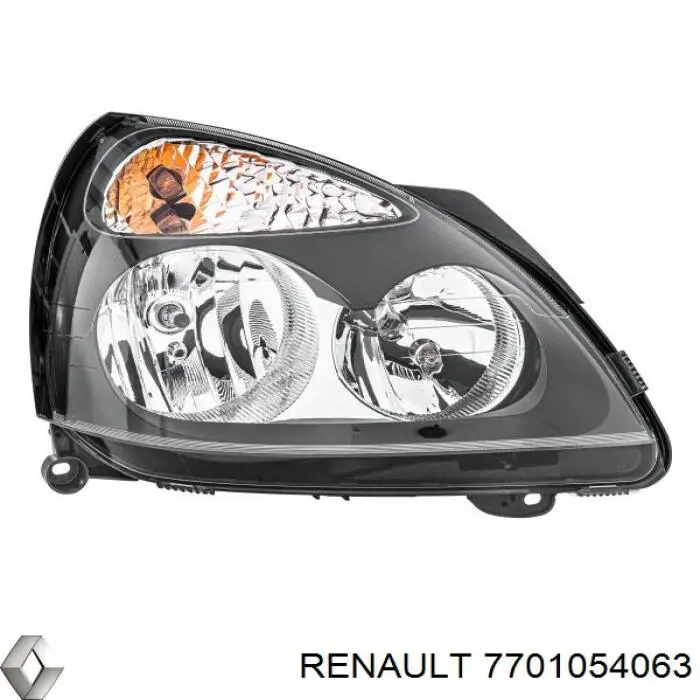 Reflektor prawy Renault (RVI) 7701054063 cena, od 62,99 USD