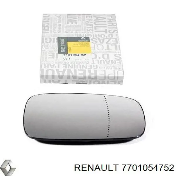 Do koszyka 7701054752 Renault (RVI) Wkład lusterka wstecznego lewego