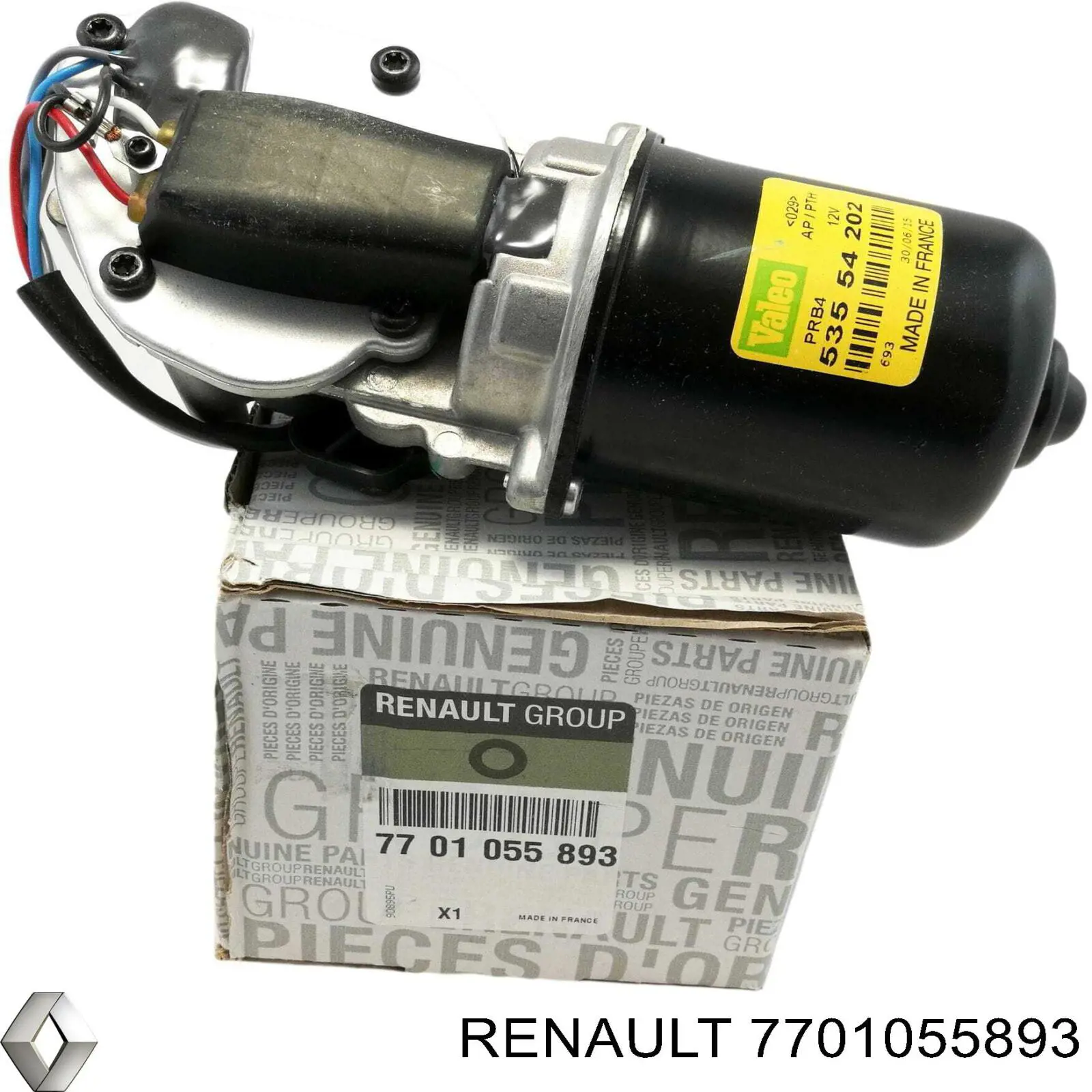 Do koszyka 7701055893 Renault (RVI) Silniczek wycieraczki szyby przedniej