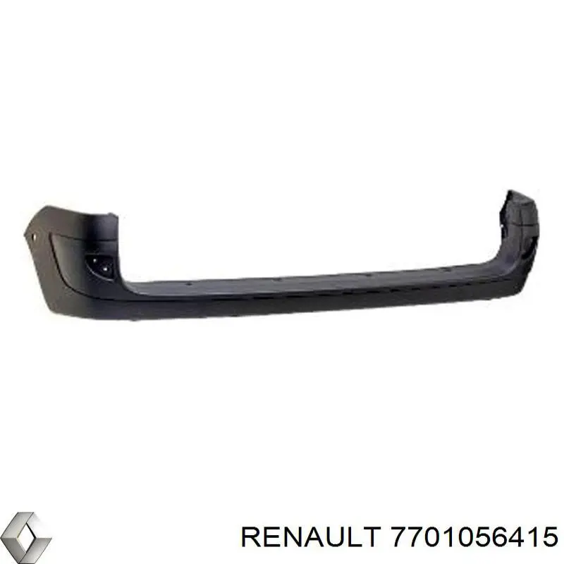Zderzak tylny Renault (RVI) 850108163R cena, od 74,49 USD