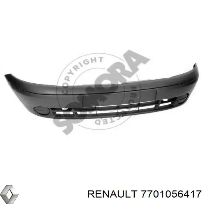7701056417 Renault (RVI) Zderzak przedni