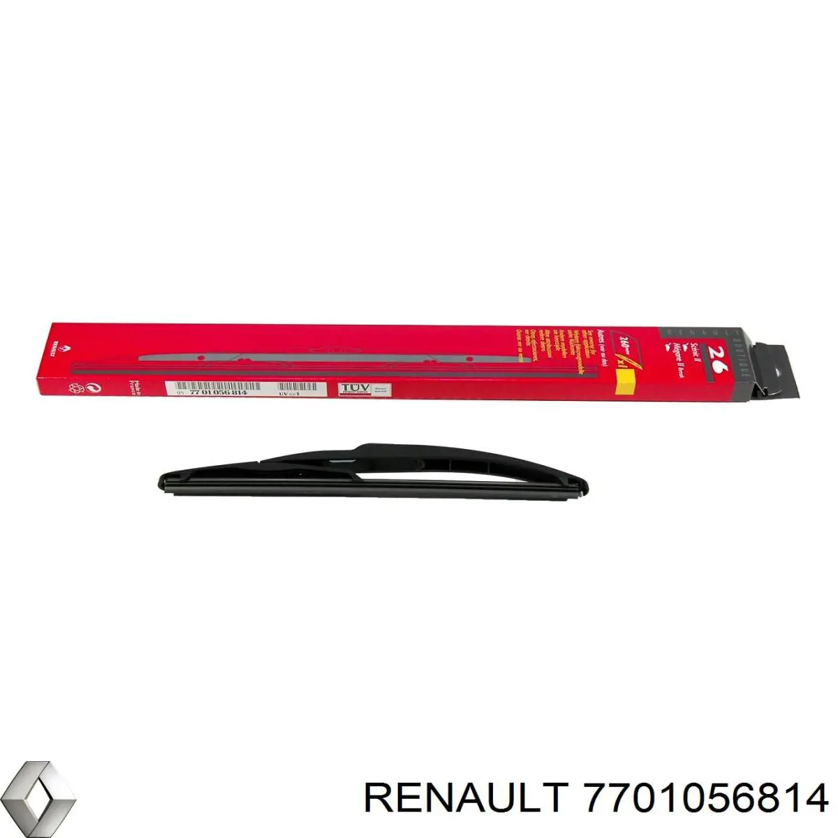 Do koszyka 7701056814 Renault (RVI) Pióro wycieraczki szyby tylnej