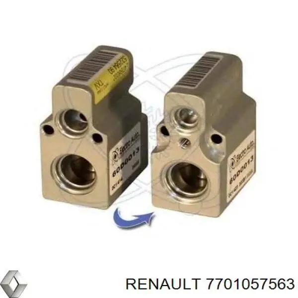 Do koszyka 7701057563 Renault (RVI) Zawór termostatyczny klimatyzacji
