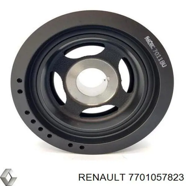 Do koszyka 7701057823 Renault (RVI) Koło pasowe wału korbowego