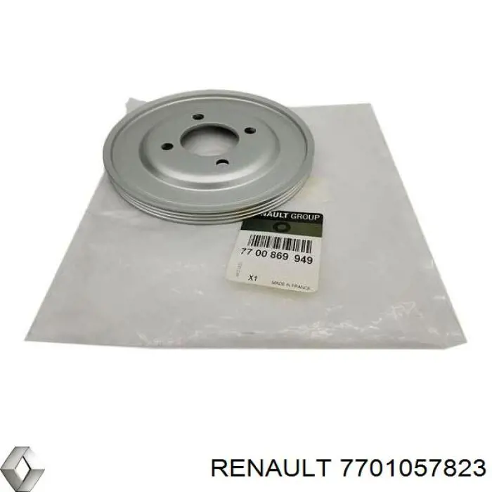 7701057823 Renault (RVI) Koło pasowe wału korbowego