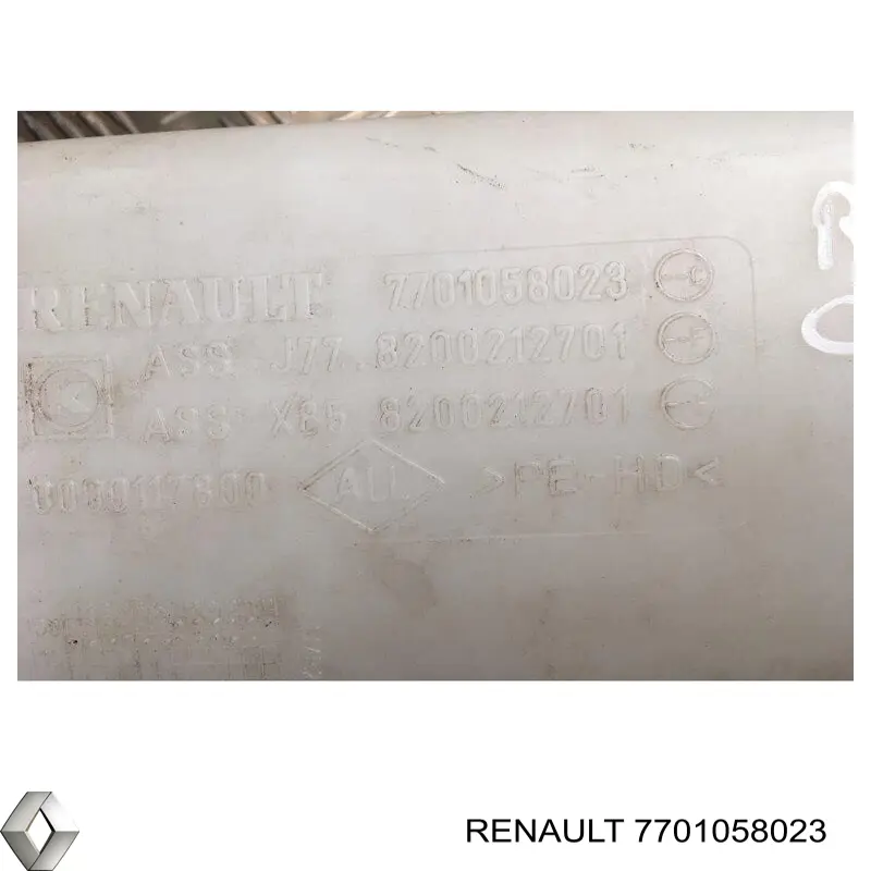 Zbiorniczek spryskiwacza szyb Renault Modus minivan (JP0) (2004 - 2012) cena, od 74,69 USD