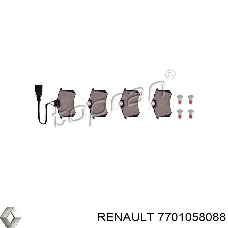 Czujnik położenia wału korbowego Renault (RVI) 7701058088 cena, od 83,97 USD