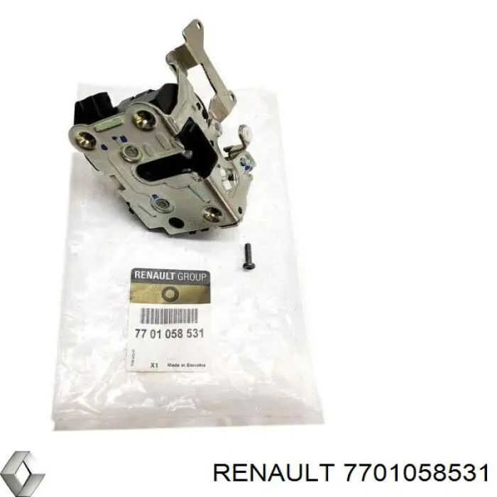 Zamek drzwi przednich prawych do Renault Twingo I C06