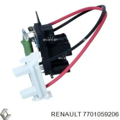 Rezystor wentylatora nagrzewnicy (ogrzewacza kabiny) Renault (RVI) 7701059206 cena, od 35,87 USD