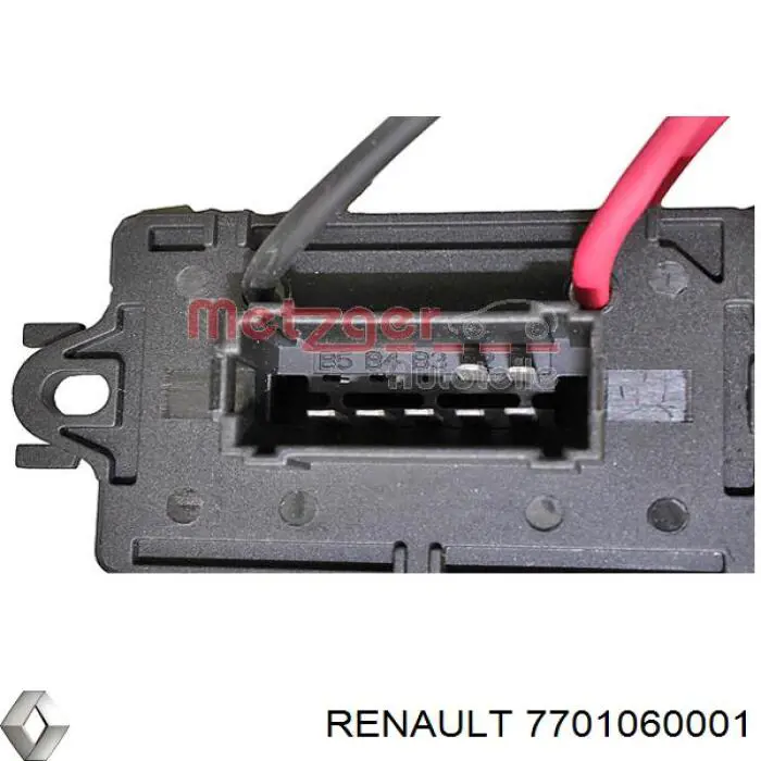 7701060001 Renault (RVI) Rezystor wentylatora nagrzewnicy (ogrzewacza kabiny)